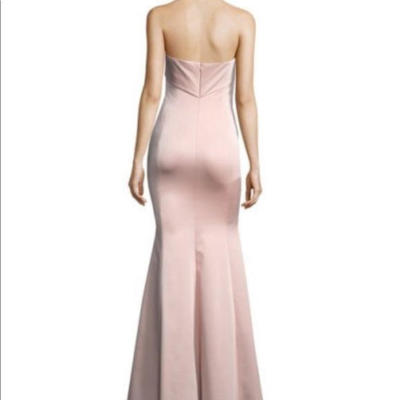 Malena strapless gown in shell - Picture 3 of 6